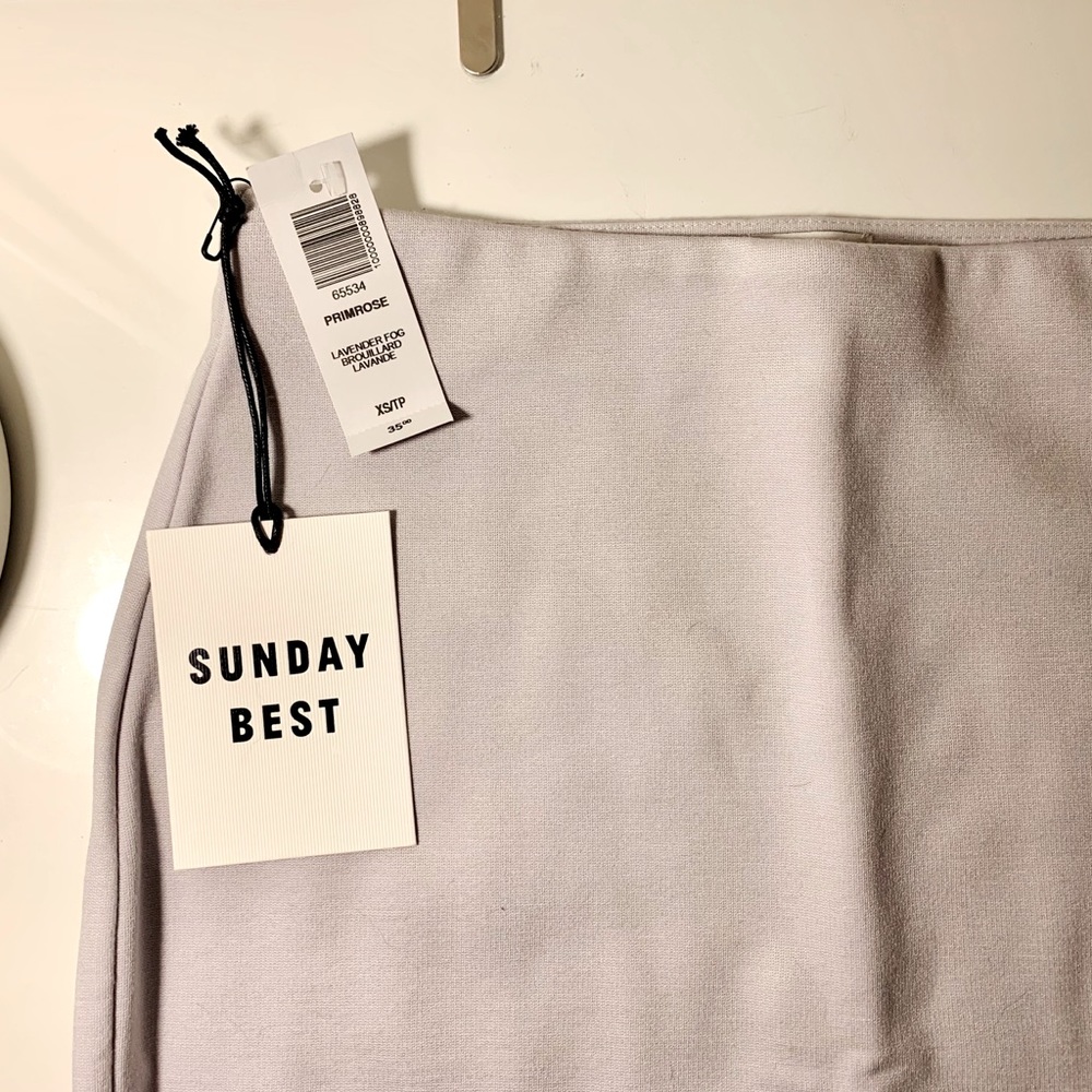 Sunday Best Primrose Skirt - Lavender Fog